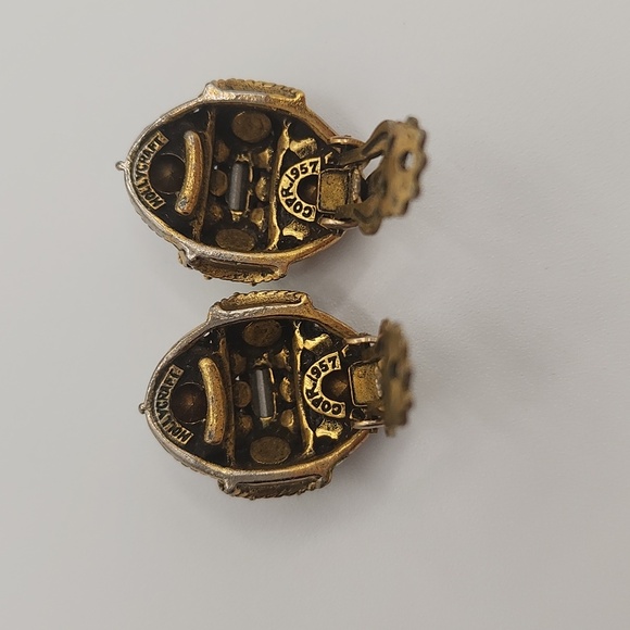 HOLLYCRAFT Vintage Multicolor Crystal Necklace and Earring Set - Picture 9 of 11